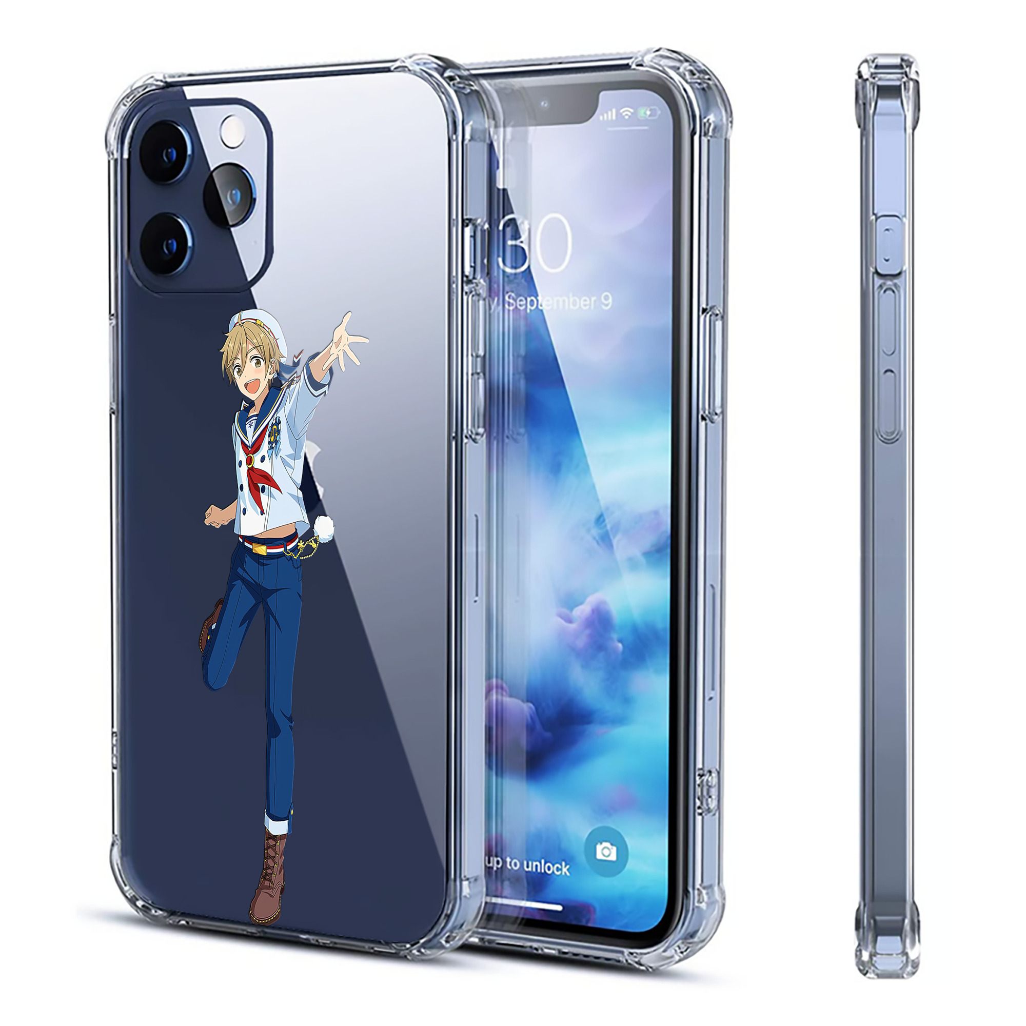 （画像用） あんさんぶるスターズ! Ensemble Stars 【iPhone 12シリーズ対応】透明スマホケース（クリアソフトケース）